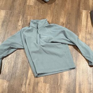 Columbia Sage Green Quarter-Zip Fleece Pullover